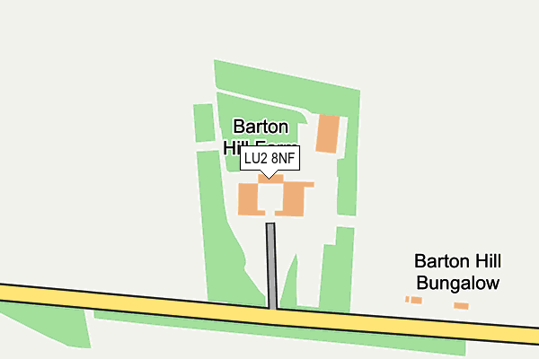 LU2 8NF map - OS OpenMap – Local (Ordnance Survey)