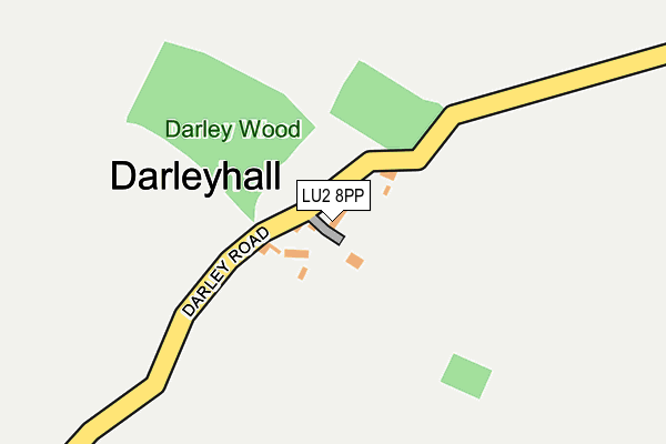 LU2 8PP map - OS OpenMap – Local (Ordnance Survey)