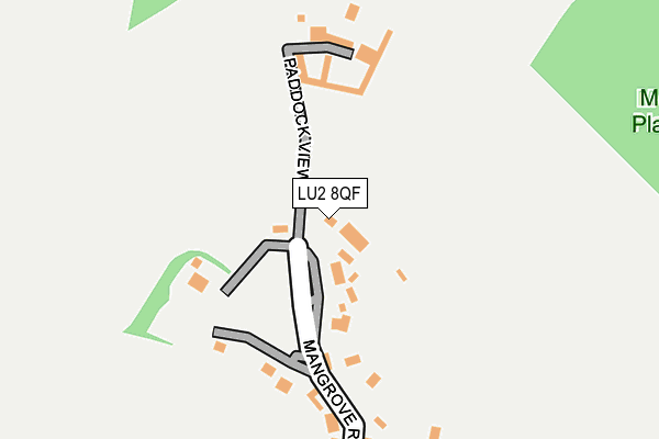 LU2 8QF map - OS OpenMap – Local (Ordnance Survey)