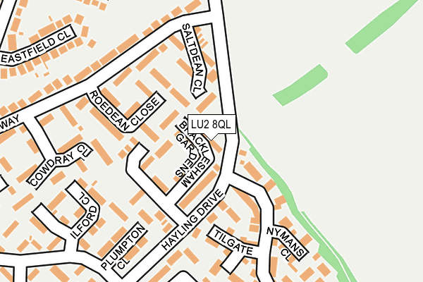 LU2 8QL map - OS OpenMap – Local (Ordnance Survey)