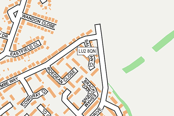 LU2 8QN map - OS OpenMap – Local (Ordnance Survey)
