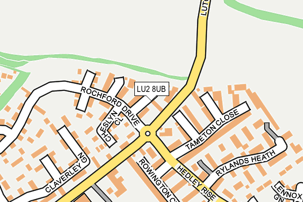 LU2 8UB map - OS OpenMap – Local (Ordnance Survey)