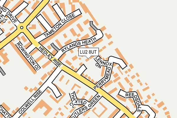 LU2 8UT map - OS OpenMap – Local (Ordnance Survey)