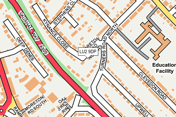 LU2 9DP map - OS OpenMap – Local (Ordnance Survey)