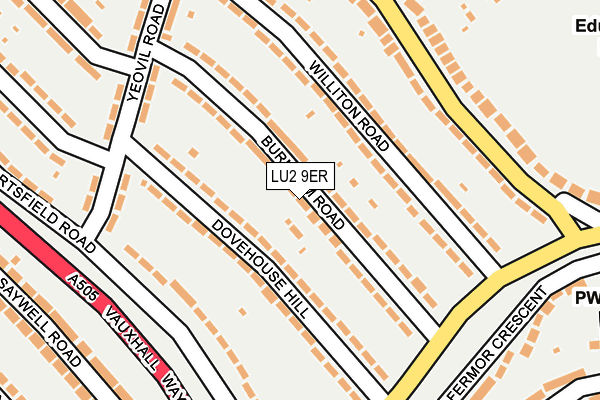 LU2 9ER map - OS OpenMap – Local (Ordnance Survey)