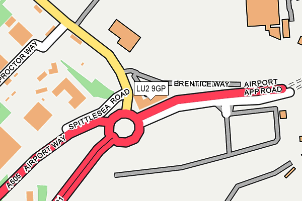 LU2 9GP map - OS OpenMap – Local (Ordnance Survey)