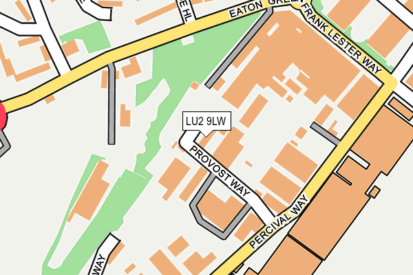 LU2 9LW map - OS OpenMap – Local (Ordnance Survey)