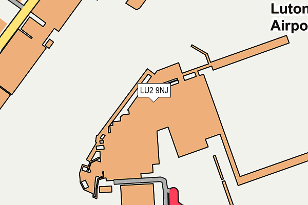 LU2 9NJ map - OS OpenMap – Local (Ordnance Survey)