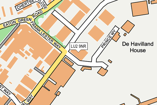 LU2 9NR map - OS OpenMap – Local (Ordnance Survey)