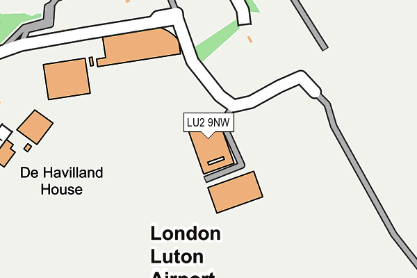 LU2 9NW map - OS OpenMap – Local (Ordnance Survey)