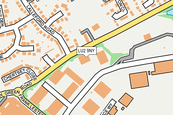 LU2 9NY map - OS OpenMap – Local (Ordnance Survey)