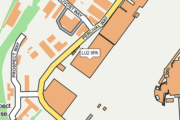 Map of BROWN TOPCO LIMITED at local scale