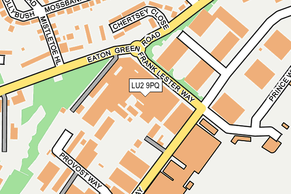 LU2 9PQ map - OS OpenMap – Local (Ordnance Survey)