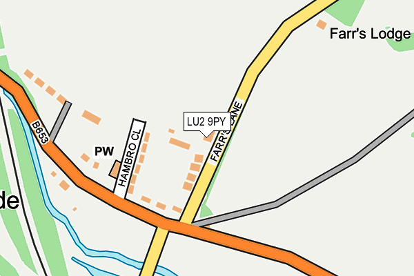 LU2 9PY map - OS OpenMap – Local (Ordnance Survey)