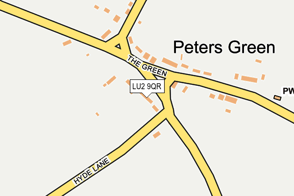 LU2 9QR map - OS OpenMap – Local (Ordnance Survey)