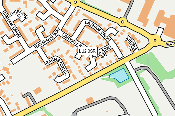 LU2 9SR map - OS OpenMap – Local (Ordnance Survey)