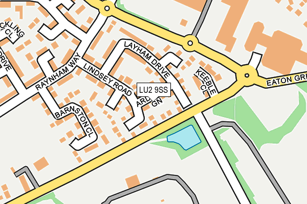 LU2 9SS map - OS OpenMap – Local (Ordnance Survey)