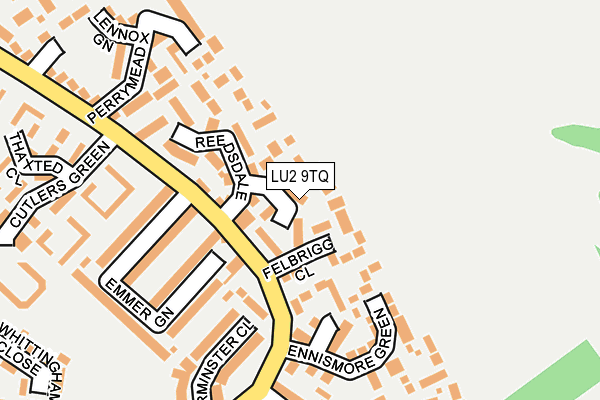 LU2 9TQ map - OS OpenMap – Local (Ordnance Survey)