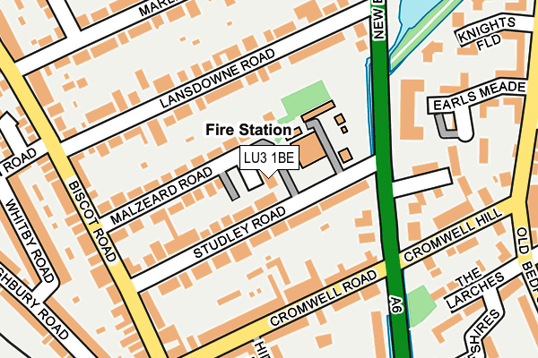 LU3 1BE map - OS OpenMap – Local (Ordnance Survey)