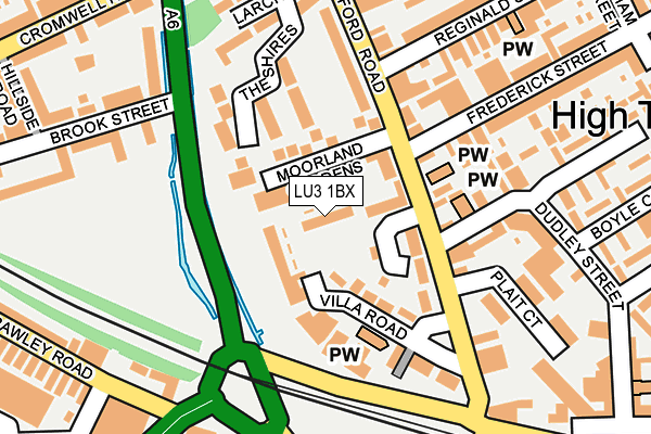 LU3 1BX map - OS OpenMap – Local (Ordnance Survey)
