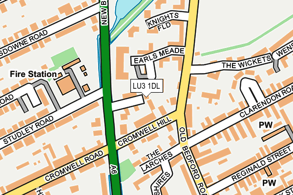 LU3 1DL map - OS OpenMap – Local (Ordnance Survey)