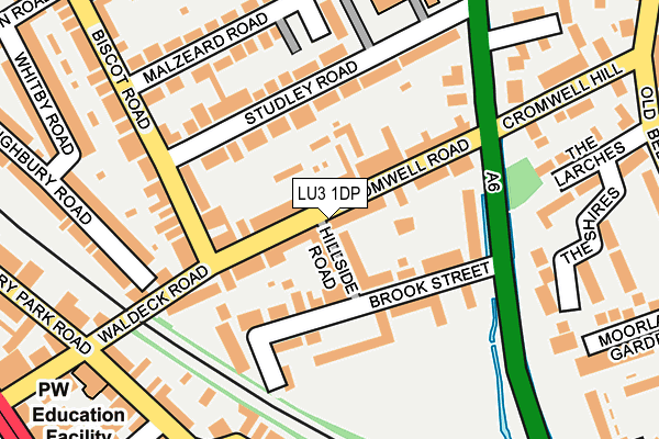 LU3 1DP map - OS OpenMap – Local (Ordnance Survey)