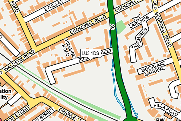 LU3 1DS map - OS OpenMap – Local (Ordnance Survey)