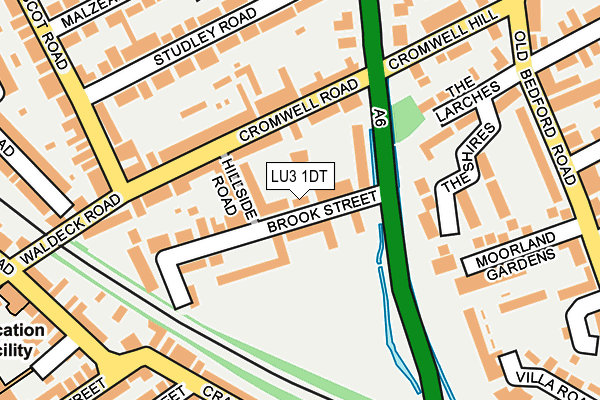 LU3 1DT map - OS OpenMap – Local (Ordnance Survey)