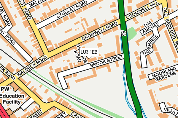 LU3 1EB map - OS OpenMap – Local (Ordnance Survey)