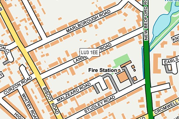LU3 1EE map - OS OpenMap – Local (Ordnance Survey)