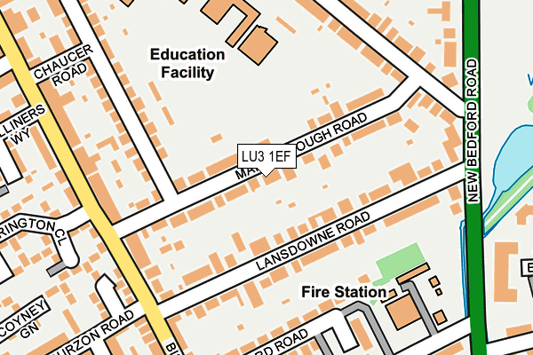 LU3 1EF map - OS OpenMap – Local (Ordnance Survey)