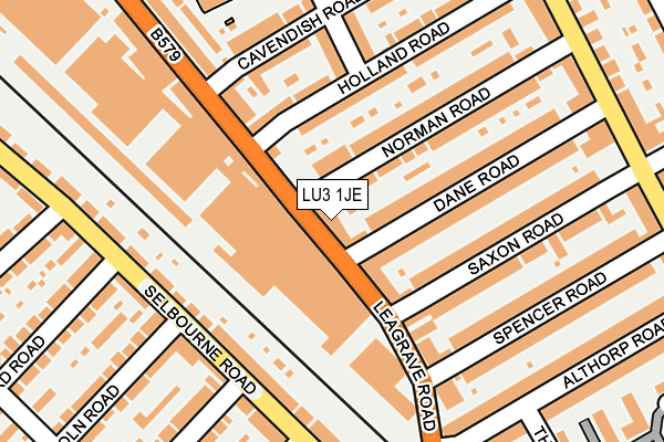 LU3 1JE map - OS OpenMap – Local (Ordnance Survey)