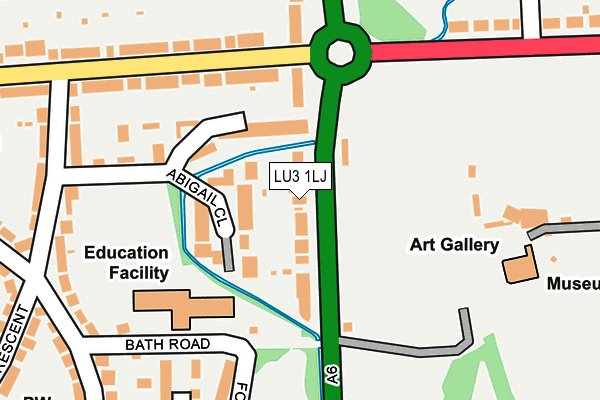 LU3 1LJ map - OS OpenMap – Local (Ordnance Survey)