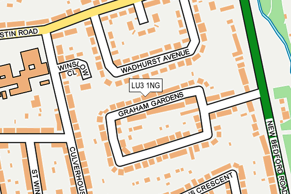 LU3 1NG map - OS OpenMap – Local (Ordnance Survey)