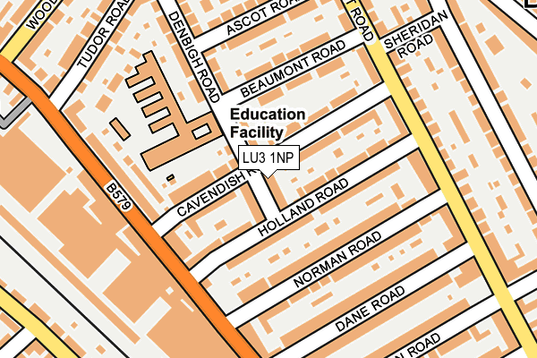 LU3 1NP map - OS OpenMap – Local (Ordnance Survey)