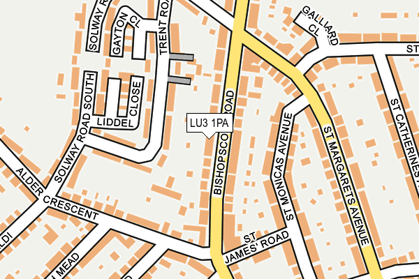 LU3 1PA map - OS OpenMap – Local (Ordnance Survey)