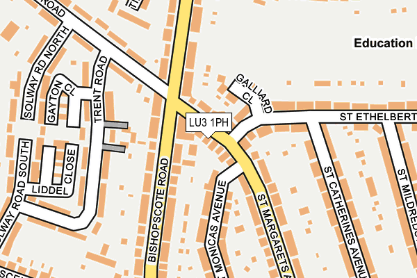 LU3 1PH map - OS OpenMap – Local (Ordnance Survey)