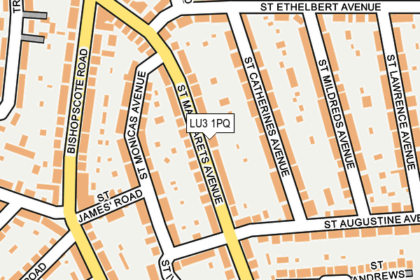 LU3 1PQ map - OS OpenMap – Local (Ordnance Survey)