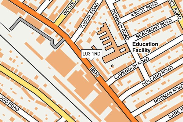 LU3 1RD map - OS OpenMap – Local (Ordnance Survey)