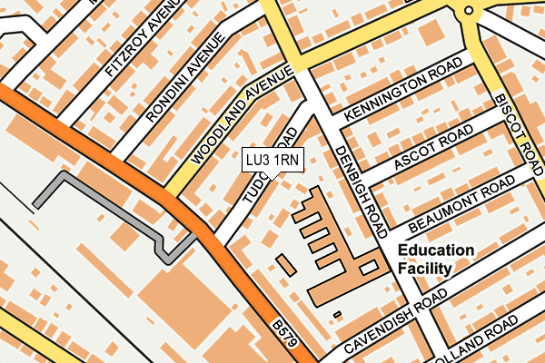 LU3 1RN map - OS OpenMap – Local (Ordnance Survey)