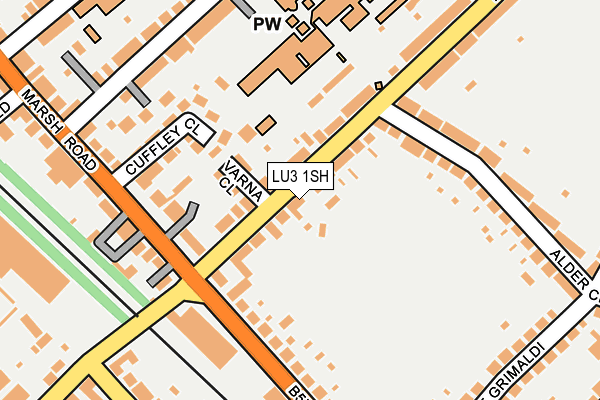 LU3 1SH map - OS OpenMap – Local (Ordnance Survey)