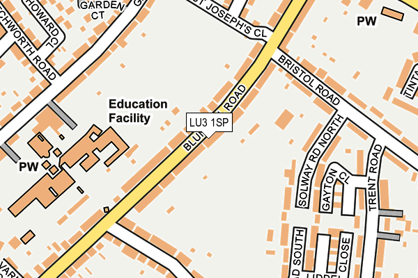 LU3 1SP map - OS OpenMap – Local (Ordnance Survey)