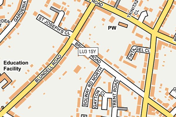 LU3 1SY map - OS OpenMap – Local (Ordnance Survey)