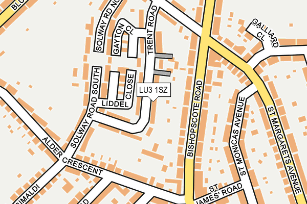 LU3 1SZ map - OS OpenMap – Local (Ordnance Survey)