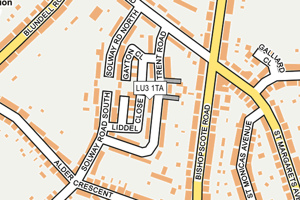 LU3 1TA map - OS OpenMap – Local (Ordnance Survey)