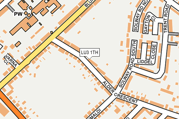 LU3 1TH map - OS OpenMap – Local (Ordnance Survey)