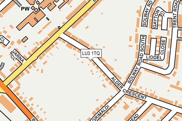 LU3 1TQ map - OS OpenMap – Local (Ordnance Survey)