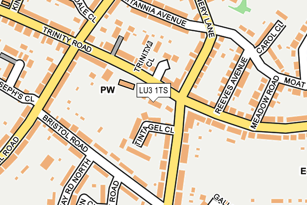 LU3 1TS map - OS OpenMap – Local (Ordnance Survey)