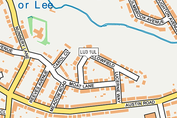 LU3 1UL map - OS OpenMap – Local (Ordnance Survey)