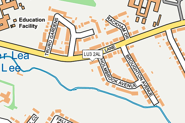 LU3 2AL map - OS OpenMap – Local (Ordnance Survey)